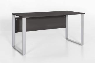 Möbelpartner Schreibtisch Lola 701423 anthrazit, 140,0 x 65,0 x 73,2 cm