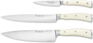 Wüsthof Messer Set mit 3 Messern Knife set with 3 knives Classic Ikon Crème -- cm 9601-0