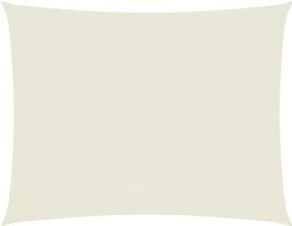 Sonnensegel Oxford-Gewebe Rechteckig 3x4 m Creme