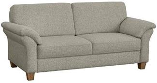 CAVADORE 3-Sitzer Byrum / Große 3er-Couch im Landhausstil mit Federkern / Passend zur edlen Sofagarnitur Byrum / 186 x 87 x 88 / Natur (Weiss-Beige)