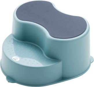 Rotho Babydesign TOP Kinderschemel, Anti-Rutsch-Trittfläche, Lagoon (Blau), 20005 0292