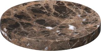 Blomus PESA Marmor Ablageschale brown, Dekoschale, Schälchen, Schale, Marmor, braun, 19 cm, 65994