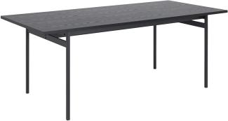 Angus Esstisch 90x200 schwarz Esszimmertisch Tisch Küchentisch Küchen Esszimmer