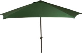 Sonnenschirm >Bietigheim< in grün aus Polyester, Stahl - 250cm (H)