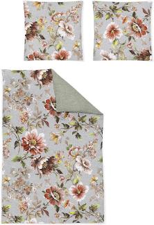 Irisette Flausch-Cotton Bettwäsche Set Zobel 8854 multi 135 x 200 cm + 1 x Kissenbezug 80 x 80 cm