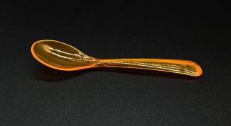 Kimmel Eierlöffel Babylöffel Dessertlöffel (6 Stück) Mehrweg, Kunststoff, Orange Transparent