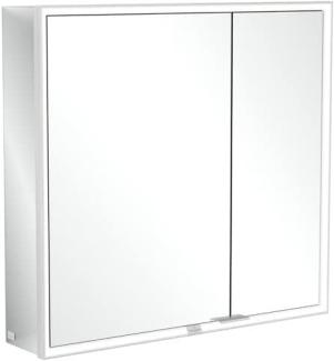 Villeroy & Boch My View Now, Spiegelschrank für Aufputz mit Beleuchtung, 800x750x168 mm, mit Ein-/Ausschalter, Smart Home fähig, 2 Türen, A45780 - A4578000