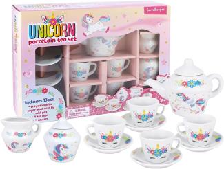 Porzellan Einhorn Teeservice Für Kleine Mädchen 13 tlg