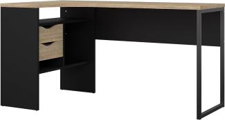 Schreibtisch, Farbe schwarz, 145,1 x 76,8 x 81 cm