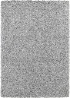 Hochflor Teppich Talence Silbergrau - 200x290x5cm