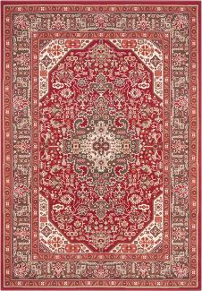 Orientalischer Kurzflor Teppich Skazar Isfahan Orientrot - 200x290x0,9cm