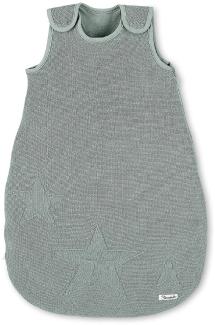 Sterntaler Strick-Schlafsack für Kleinkinder, Reißverschluss, Größe: 70, Hellgrün