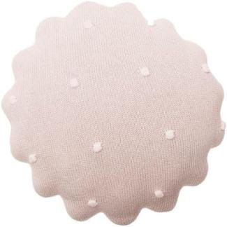 Lorena Canals Biscuit Kissen – Rund – Rosa