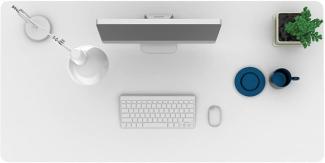 FLEXISPOT stabile Tischplatte 2,5 cm stark - DIY Schreibtischplatte Bürotischplatte Spanholzplatte (100 x 60 cm, Weiß)