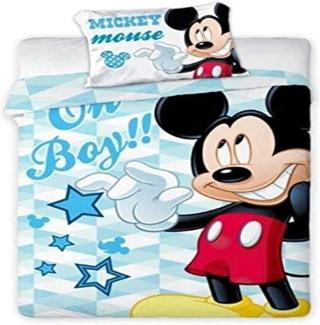 Mickey Mouse Babybettwäsche 'Oh Boy'