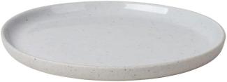 Blomus Beilagenteller SABLO, Keramikteller, Speiseteller, Teller, Keramik, grau, 14 cm, 64100