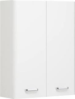 PELIPAL Quickset 359 Wandschrank, Holzdekor, Weiß Hochglanz, 20,0 x 53,0 x 70,0 cm