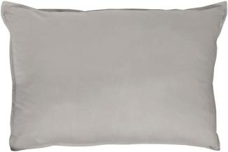 Traumschlaf Uni Single Jersey Bettwäsche Eschle | Kissenbezug 2x 40x60 cm | grey