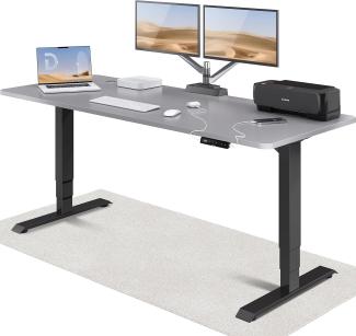 Höhenverstellbarer Schreibtisch (200 x 80 cm) - Schreibtisch Höhenverstellbar Elektrisch mit Flüsterleisem Dual-Motor & Touchscreen - Hohe Tragfähigkeit - Stehtisch von Desktronic