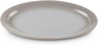 Le Creuset Servierplatte oval 46 cm Perlgrau