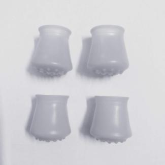 ZARPMA Silikon-Abdeckung Kompatibel für Antilop Hochstuhl, rutschfest, für Stühle, 4 Stück (Stuhlfüße nicht enthalten) (Grau)