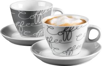 Ritzenhoff & Breker CORNELLO Cappuccino Set grau 4-teilig