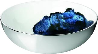 Stelton Stockholm Schale Medium Aquatic, Dekoschale, Aluminium, Emaille, Ø 30 cm, 450-12