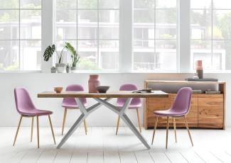 Tisch 160x90 Mango natur Holztisch Esstisch Speisetisch Esszimmer Wohnzimmer