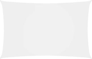 Sonnensegel Oxford-Gewebe Rechteckig 2x5 m Weiß