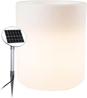 Blumentopf LED Shining Elegant Pot (weiß S Solar )