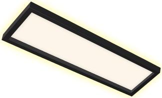 Briloner LED Panel Cadre schwarz 58,2 x 20,2 cm warmweiß, Backlight-Effekt