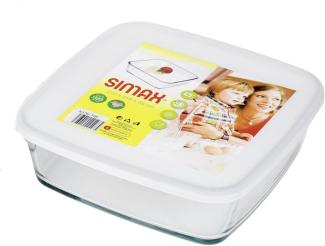 SIMAX Glas Frischhaltedose mit Deckel 15 x 15 cm 0,5l - A
