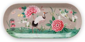 PIP STUDIO Blushing Birds Kuchenplatte khaki 33,3 x 15,5 cm