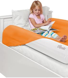 The Shrunks Aufblasbarer Bett-Rausfallschutz 2 Stk. Weiß