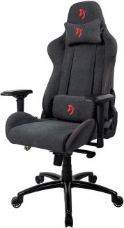 Arozzi Verona Signature Soft Fabric - Büro Stuhl - Stoff - Bis zu 130 kg, schwarz/rot