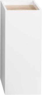 Pelipal Badezimmerschrank Quickset 947 in Weiß Glanz/Rivera Eiche quer Nachbildung, 30 cm breit | Unterschrank mit 1 Tür und 1 Einlegeboden