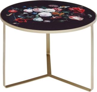 Kare 83966 Beistelltisch Flores, 55cm, Gold, One Size