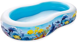 Family Pool Sea Ground 262 x 157 x 46 cm, oval