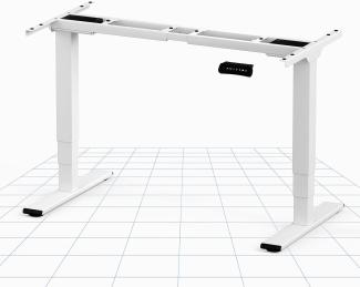 Flexispot EC5W Höhenverstellbarer Schreibtisch Esstisch Elektrisch höhenverstellbares Tischgestell, 3-Fach-Teleskop, passt für alle gängigen Tischplatten. Mit Memory-Steuerung und Softstart/-Stop