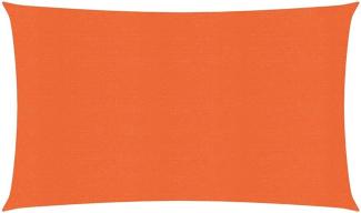 vidaXL Sonnensegel 160 g/m² Orange 2,5x5 m HDPE