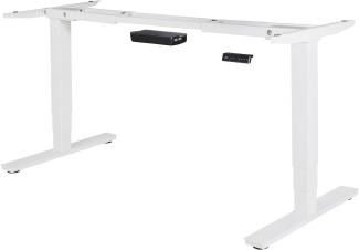 Tischgestell in Weiß aus Metall - 70x105x63cm (LxBxH)