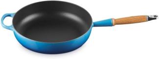 Le Creuset Sautépfanne Signature 28cm Azure - 25 bis 28 cm - Blau