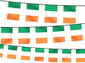 Wimpelkette WM EM Länderfahnen Girlande Fahnenkette Fanartikel Wimpel Irland