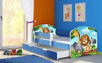 Kinderbett Dream mit verschiedenen Motiven 140x70 Jungle