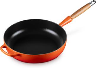 Le Creuset Gusseisen Saute Pfanne 28 cm ofenrot