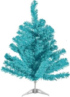 Weihnachtsbaum 60/150/180 cm inkl Ständer Türkis 60 cm