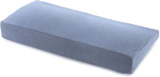 Theraline Pearlfusion Schlaf- und Nackenstützkissen 72x32x12 cm incl. Bezug melange-blau