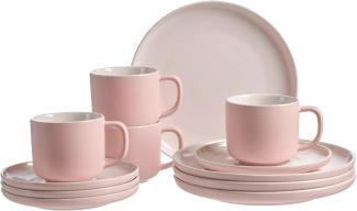 Ritzenhoff & Breker JASPER Kaffeeservice rosa 12-teilig - A