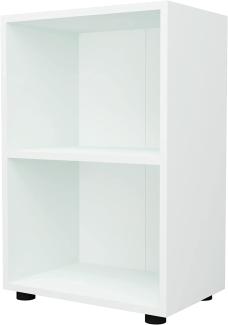 Bücherregal Vara 74x49x30 cm Weiß [en. casa]