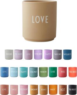 Design Letters Becher Favourite Cup Love Beige 10101002BEIGELOVE